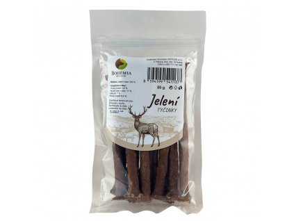 Jelení tyčinky 85 g Bohemia Pet Food_1