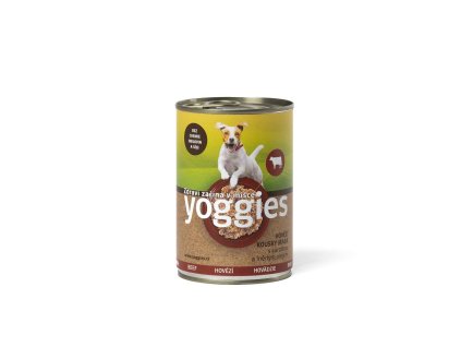 3184 400g yoggies hovezi konzerva s karotkou a lnenym olejem