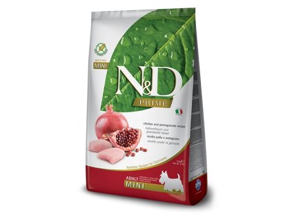 nd prime dog adult mini chickenpomegranat 25kg