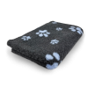 VetBed/DryBed Extra premium deka pro psa, antracit- modrá tlapka