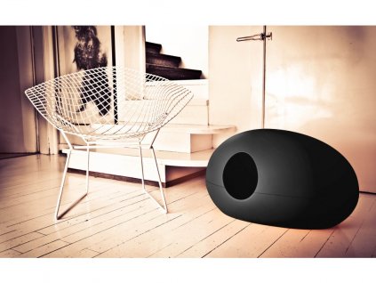 Luxusni toaleta pro kočky černá