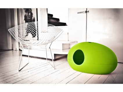 Luxusni toaleta pro kočky zelená