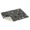 Non Slip Vetbed Grey with Stars and Paws scaled
