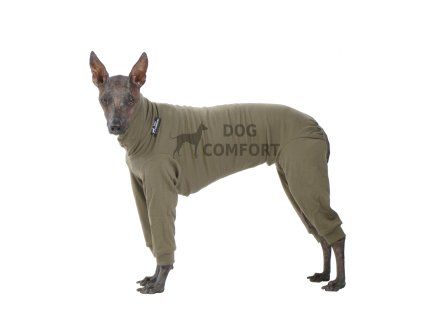 Tričkový overal MERINO BODY KHAKI