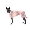T-shirt overalls BAMBOO PLUS/short legs STRIPES