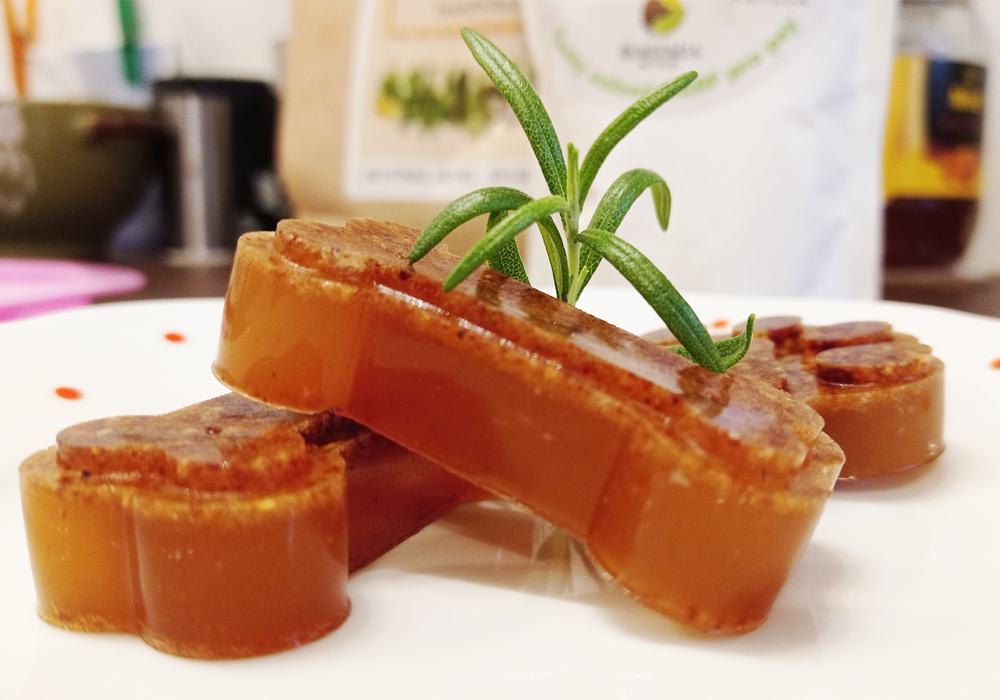 Želé cukríky pre psíkov s vitamínom C