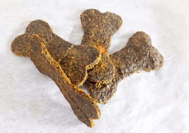 Keksíky s kurkumou pre psíky