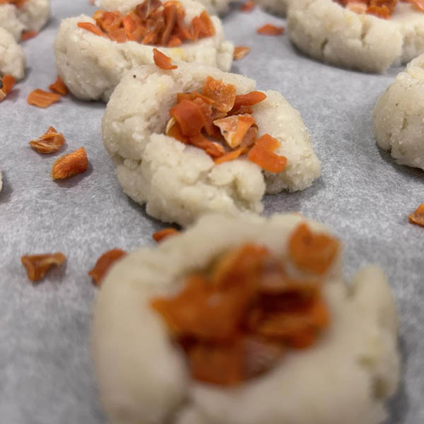 Zemiakový MINI koláčik s mrkvou