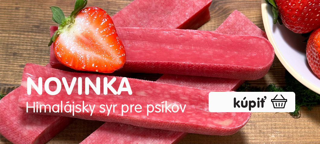 Himalájsky syr pre psov jahoda