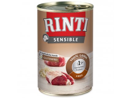 rinti konzerva pre psy sensible 400g jahnaciea ryza