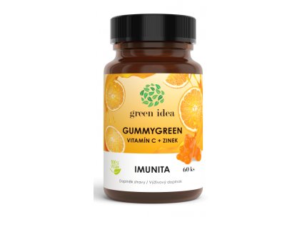 Gummy green medvedíky vitamin C + zinok