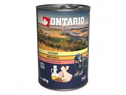 konzerva pre psy ontario puppy 400g dogee