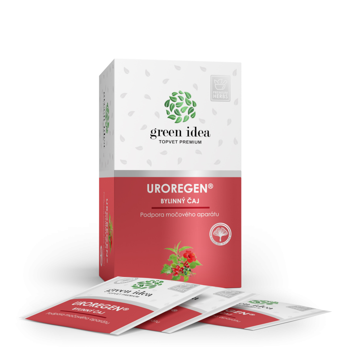 GREEN IDEA bylinný čaj pre ľudí UROREGEN - močový mechúr, obličky 20 sáčkov