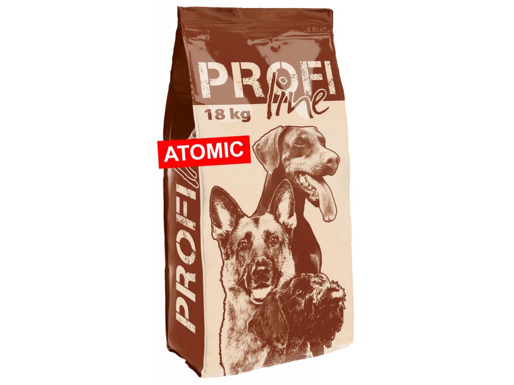 Premil granule pre aktívne psy ATOMIC 18kg 28/22 Balenie: 18 kg