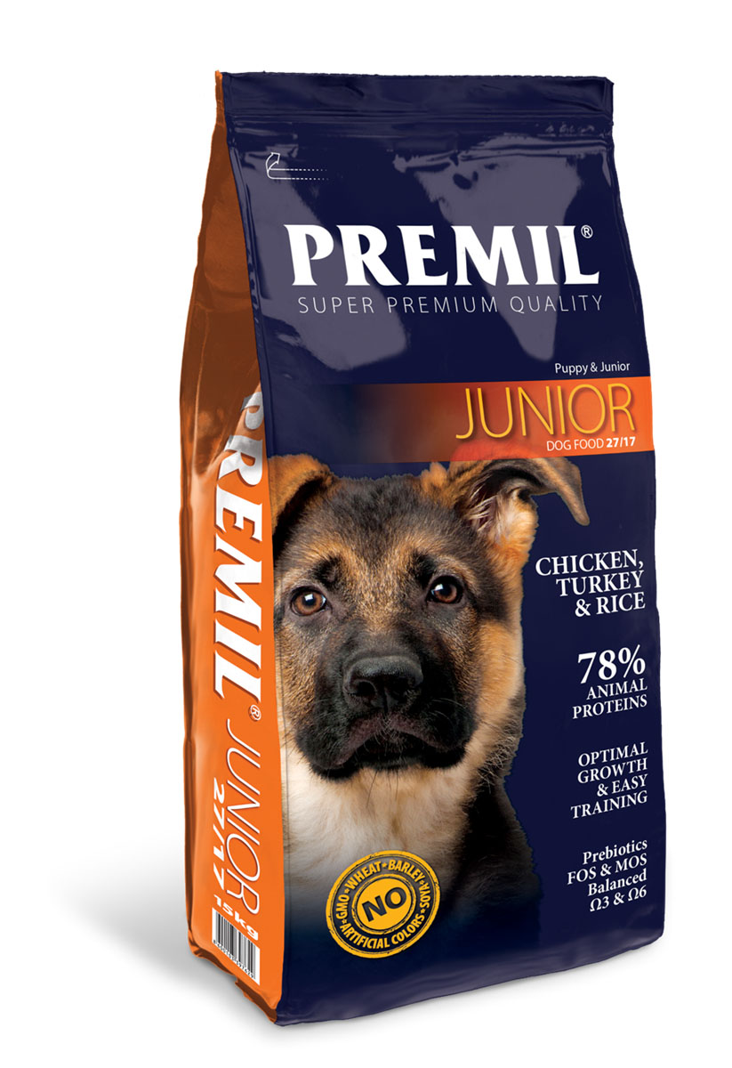 Premil granule pre šteniatka JUNIOR 27/17 Balenie: 3 kg