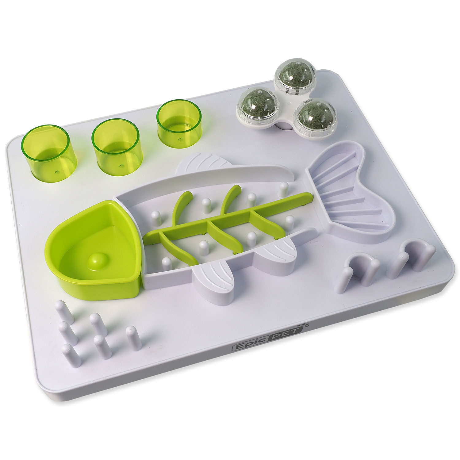 Epic Pets hračka pre mačky Think&Eat interaktívna ryba 30cm