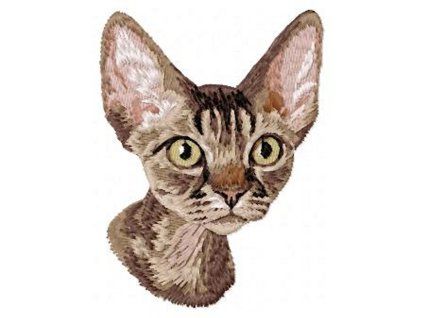 devon rex embroidery design