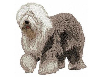 bobtail embroidery design