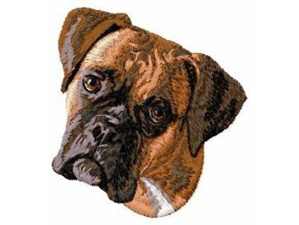 boxer embroidery design