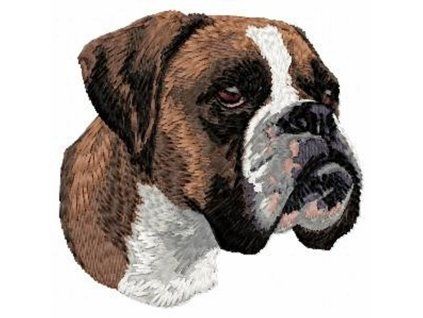 boxer embroidery design