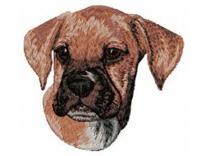 boxer embroidery design