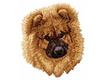 chow chow embroidery design
