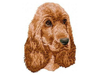 english cocker spaniel embroidery design