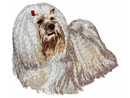 lhasa apso embroidery file
