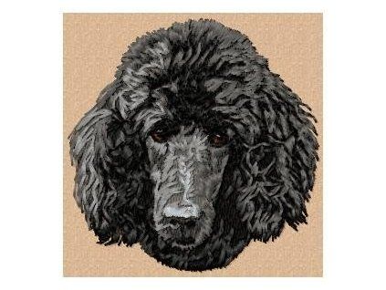 poodle embroidery design