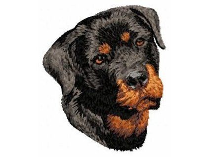 rottweiler embroidery design