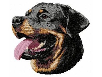rottweiler embroidery file