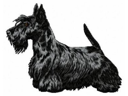 DD85 Scottish Terrier body black