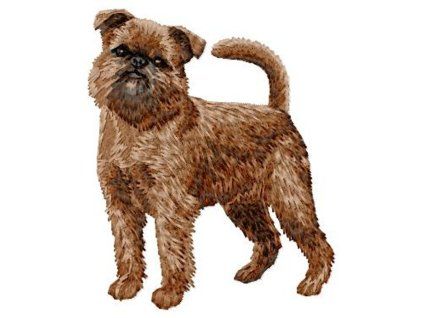 brussels griffon embroidery file