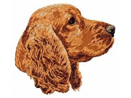 english cocker spaniel embroidery design
