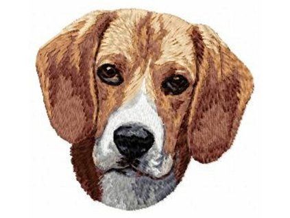 beagle embroidery design