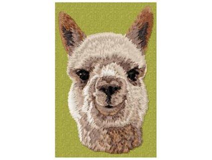 alpaca embroidery design