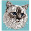 birman cat embroidery design