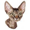 devon rex embroidery design