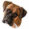 boxer embroidery design