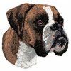 boxer embroidery design