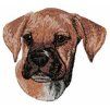 boxer embroidery design
