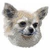 chihuahua embroidery design