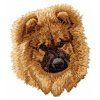 chow chow embroidery design