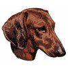 dachshund embroidery design
