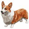 pembroke welsh corgi embroidery design