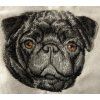 pug embroidery