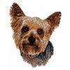 yorkshire terrier embroidery design