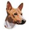 basenji embroidery design