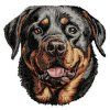 rottweiler embroidery design