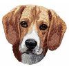 beagle embroidery design